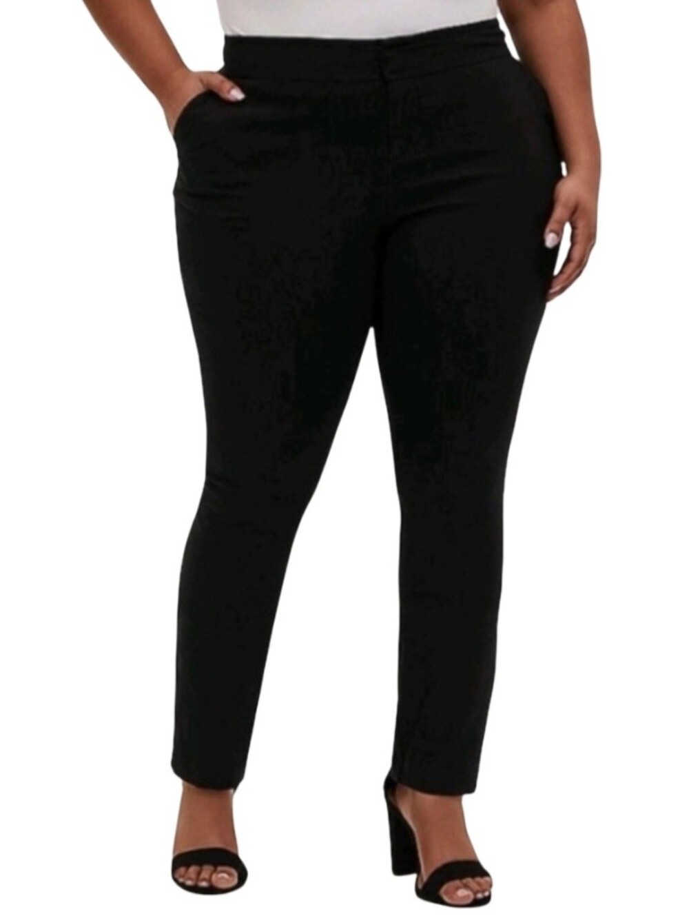 Torrid 30 Short Plus Studio Millenium Stretch Jetsetter Straight Leg Pant NWT